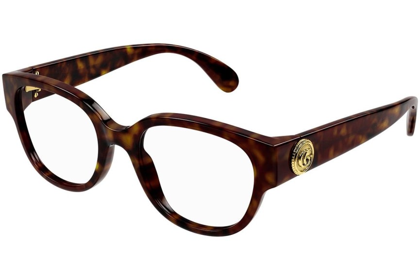 Okulary korekcyjne Gucci GG1411O 005 Owalne Havana