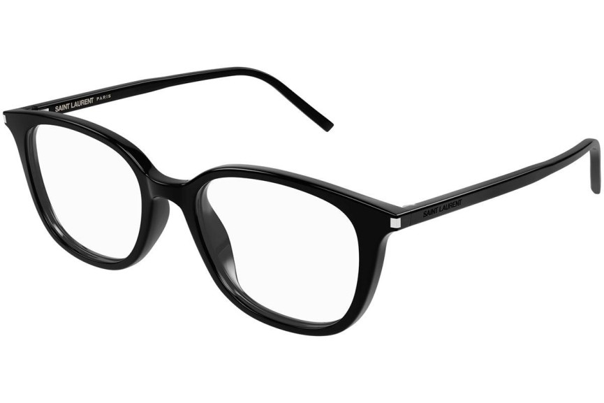 Okulary korekcyjne Saint Laurent SL644/F 001 Kwadratowe Czarne