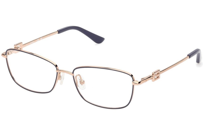 Okulary korekcyjne Guess GU2975 020 Prostokątne Czarne