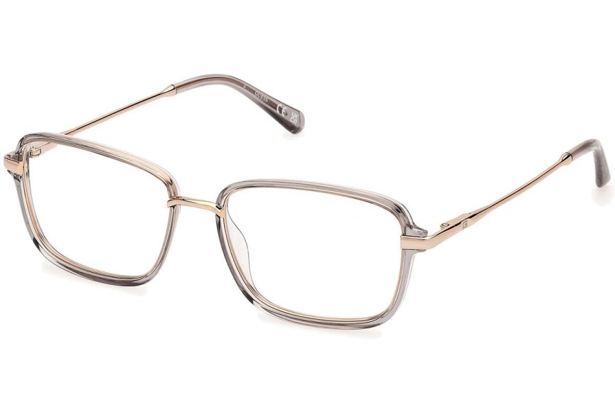 Okulary korekcyjne Guess GU50099 020 Prostokątne Szare