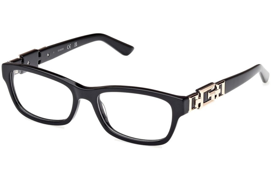 Okulary korekcyjne Guess GU2986 001 Prostokątne Czarne