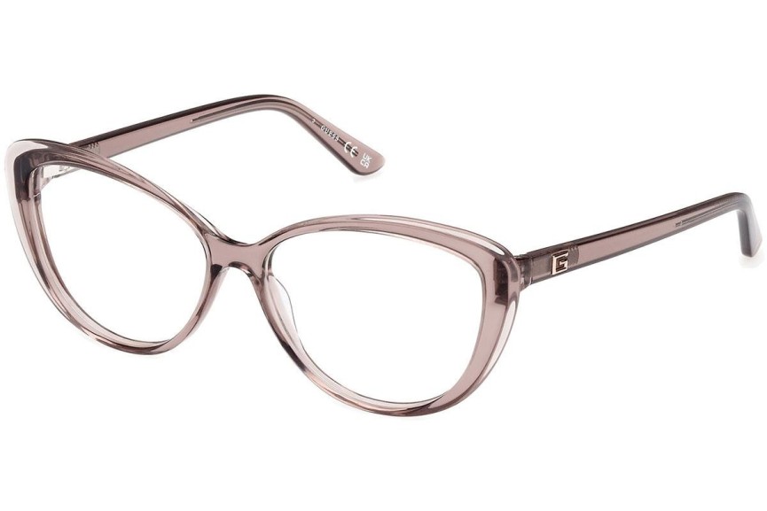 Okulary korekcyjne Guess GU2978 059 Kocie oczy Brązowe