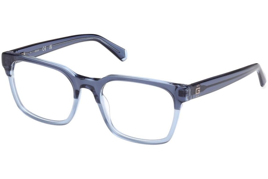 Okulary korekcyjne Guess GU50094 092 Prostokątne Niebieskie