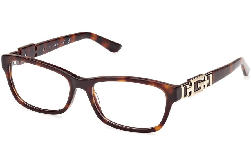 Okulary korekcyjne Guess GU2986 052 Prostokątne Havana