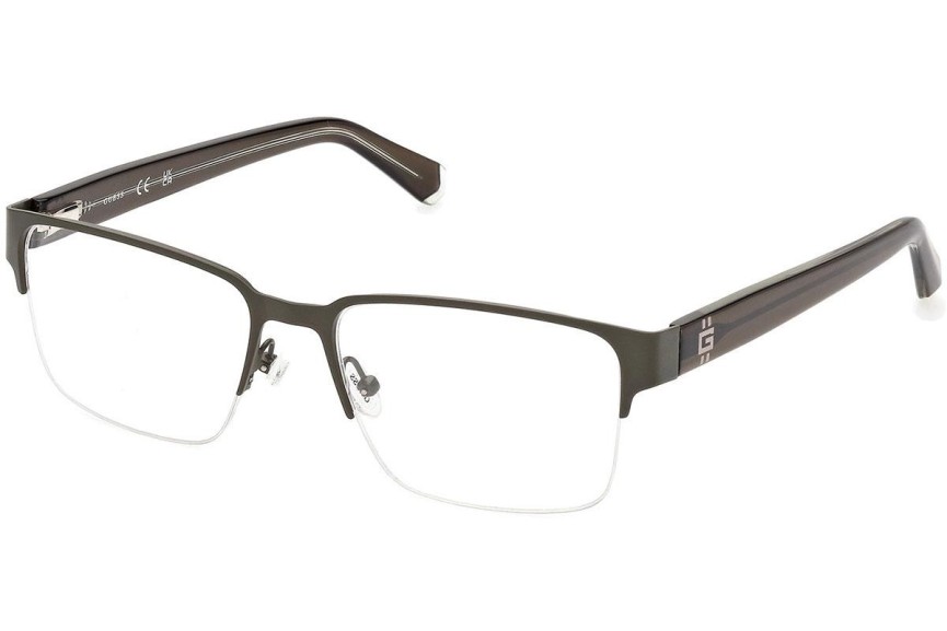 Okulary korekcyjne Guess GU50095 097 Browline Brązowe