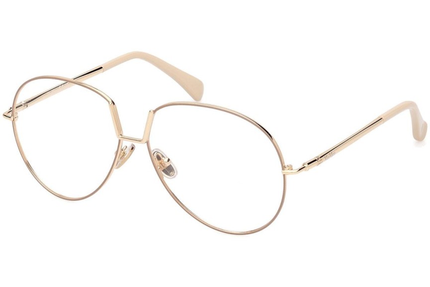 Okulary korekcyjne Max Mara MM5119 045 Okrągłe Brązowe