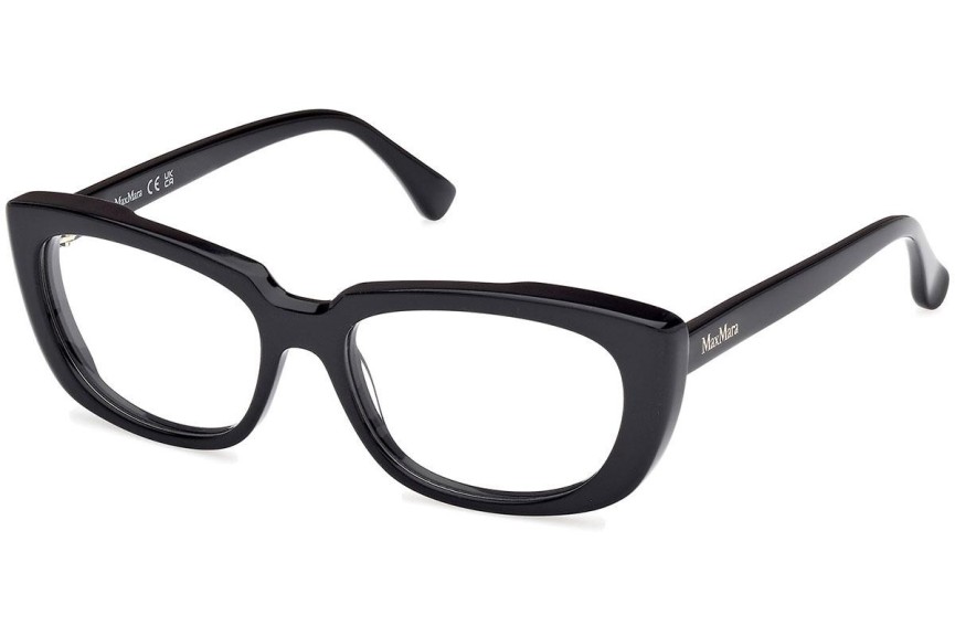 Okulary korekcyjne Max Mara MM5114 001 Prostokątne Czarne