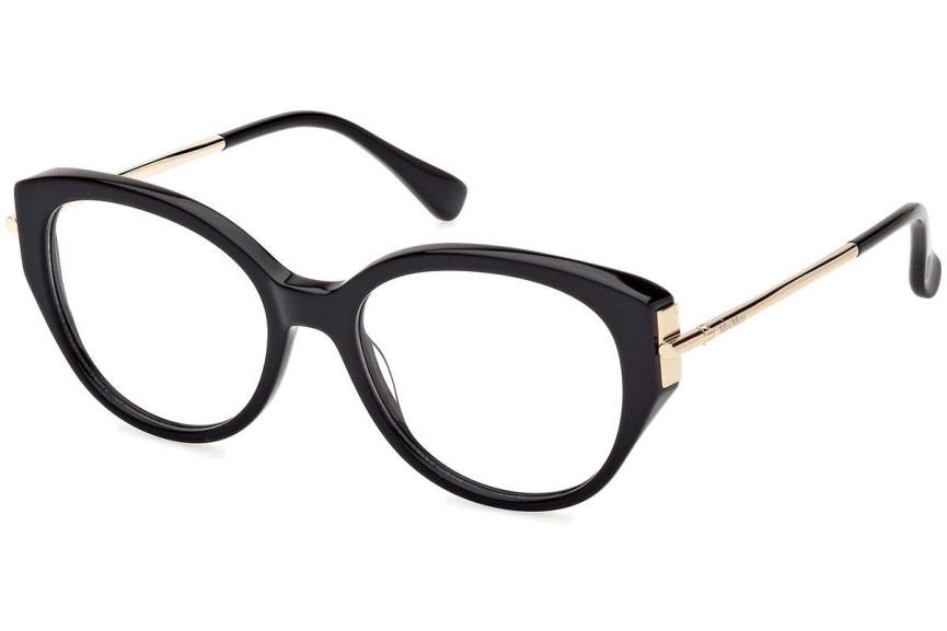 Okulary korekcyjne Max Mara MM5116 001 Okrągłe Czarne