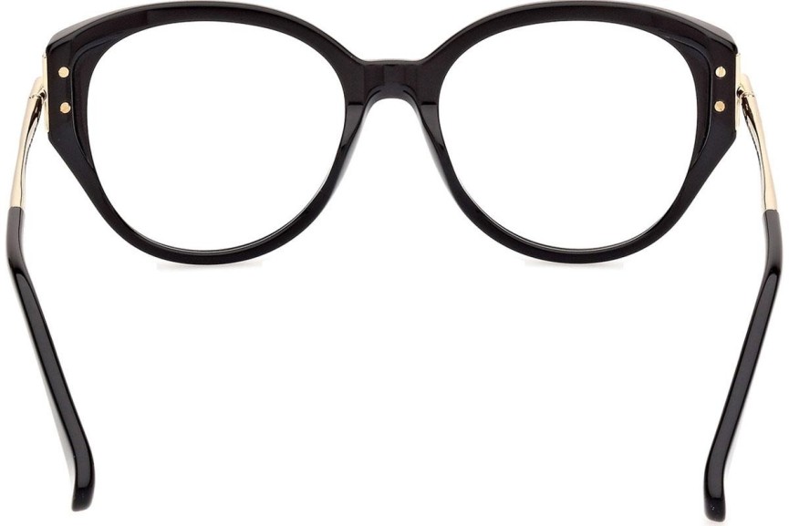 Okulary korekcyjne Max Mara MM5116 001 Okrągłe Czarne