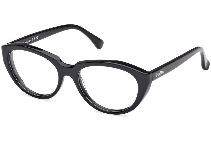 Okulary korekcyjne Max Mara MM5113 001 Owalne Czarne