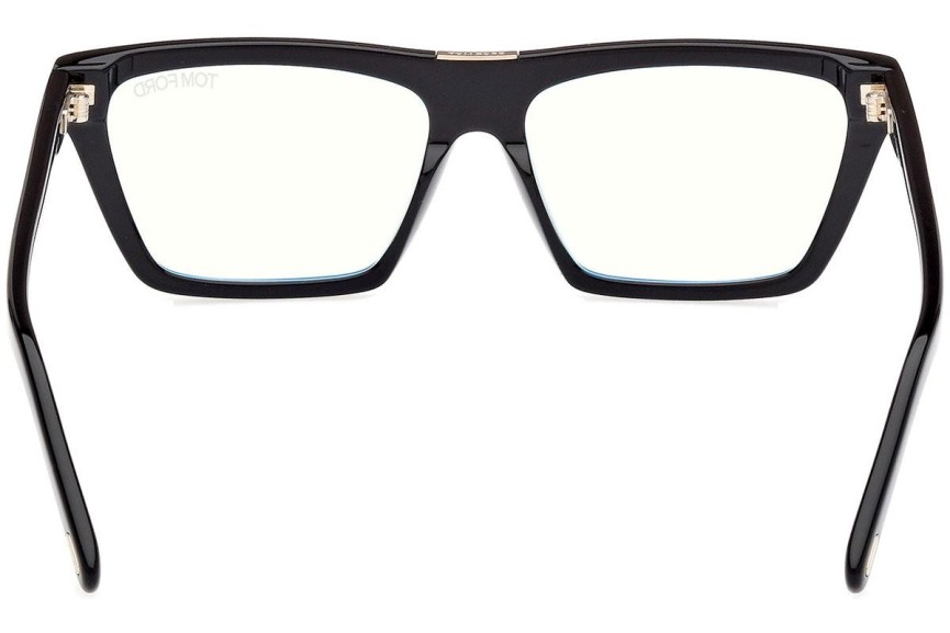 Okulary korekcyjne Tom Ford FT5912-B 001 Kwadratowe Czarne