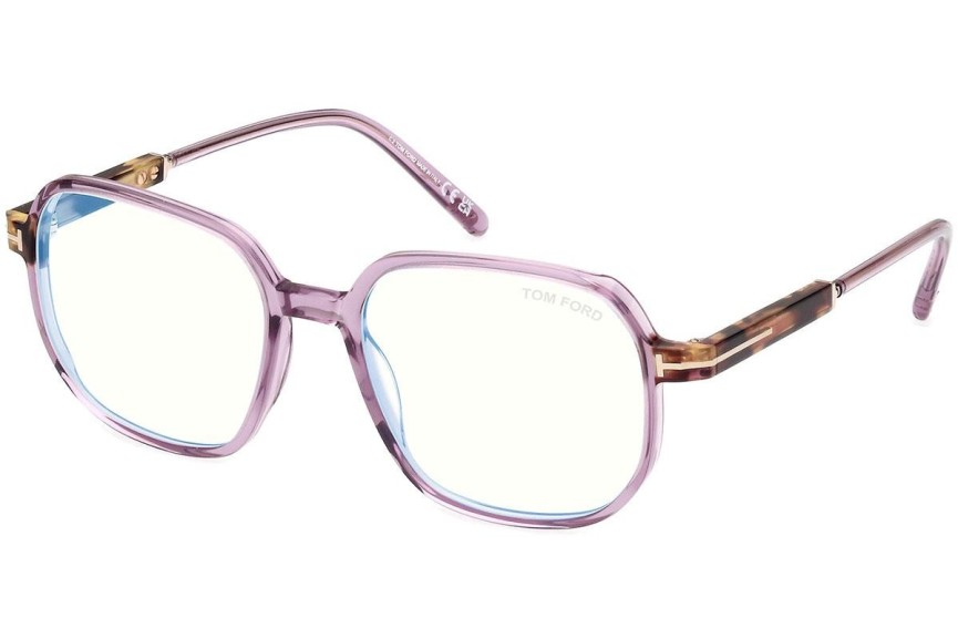 Okulary korekcyjne Tom Ford FT5911-B 081 Kwadratowe Fioletowe