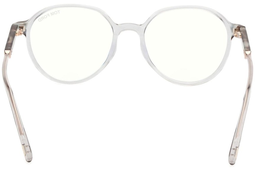 Okulary korekcyjne Tom Ford FT5910-B 020 Okrągłe Szare