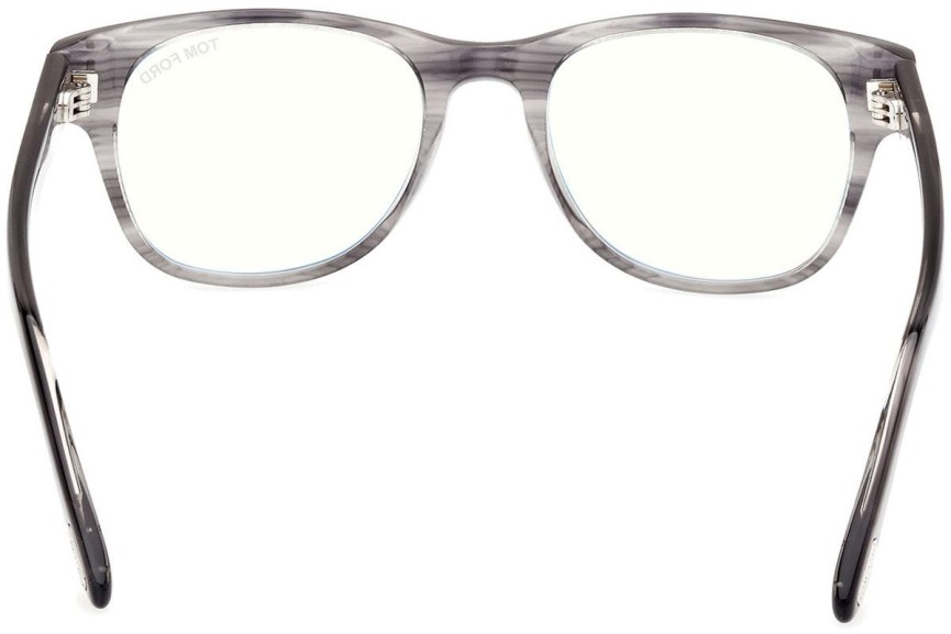 Okulary korekcyjne Tom Ford FT5898-B 020 Kwadratowe Szare