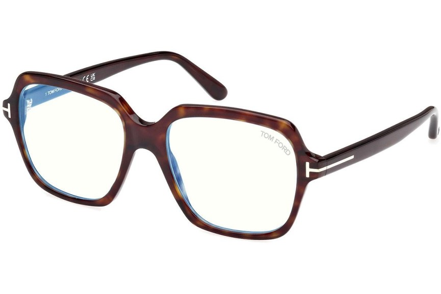 Okulary korekcyjne Tom Ford FT5908-B 052 Kwadratowe Havana