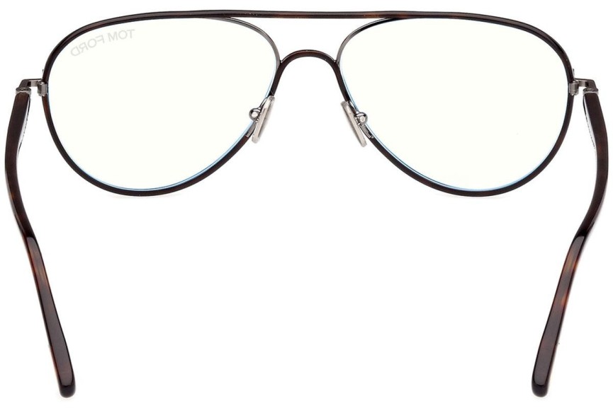 Okulary korekcyjne Tom Ford FT5897-B 052 Pilotki (Aviator) Havana