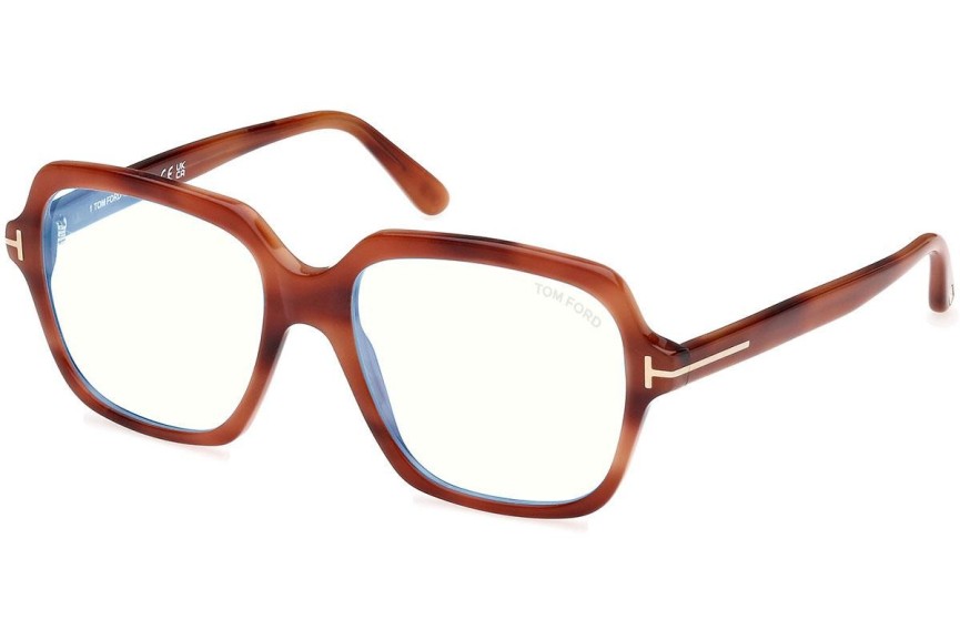 Okulary korekcyjne Tom Ford FT5908-B 054 Kwadratowe Havana