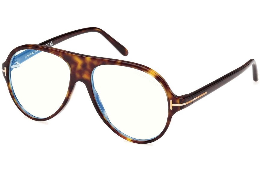 Okulary korekcyjne Tom Ford FT5012-B 052 Pilotki (Aviator) Havana