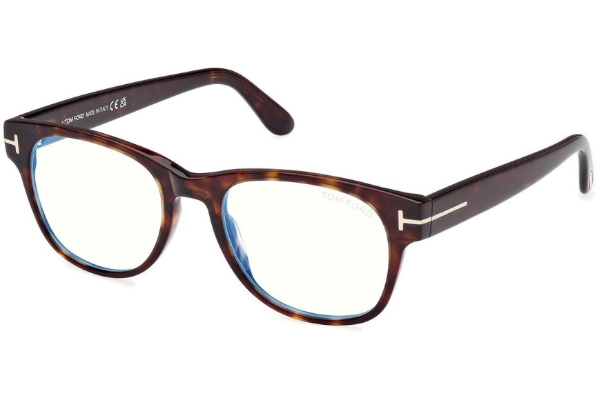 Okulary korekcyjne Tom Ford FT5898-B 052 Kwadratowe Havana