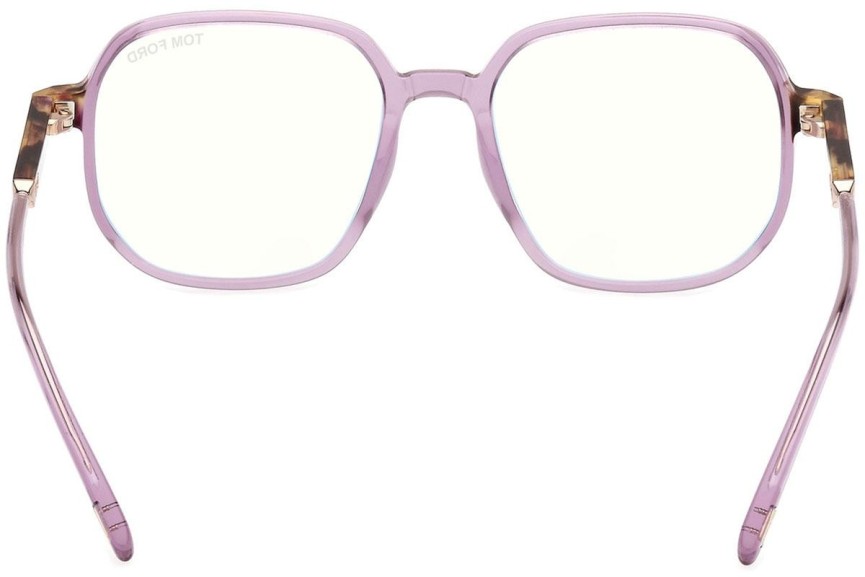 Okulary korekcyjne Tom Ford FT5911-B 081 Kwadratowe Fioletowe