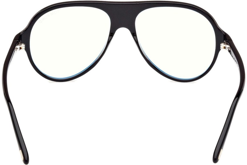 Okulary korekcyjne Tom Ford FT5012-B 001 Pilotki (Aviator) Czarne