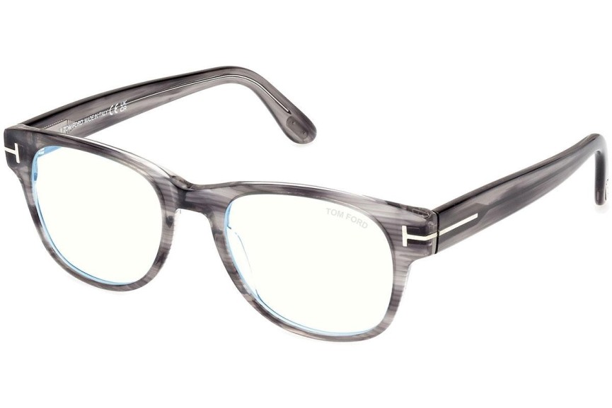 Okulary korekcyjne Tom Ford FT5898-B 020 Kwadratowe Szare