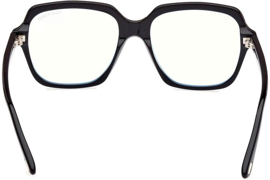 Okulary korekcyjne Tom Ford FT5908-B 001 Kwadratowe Czarne