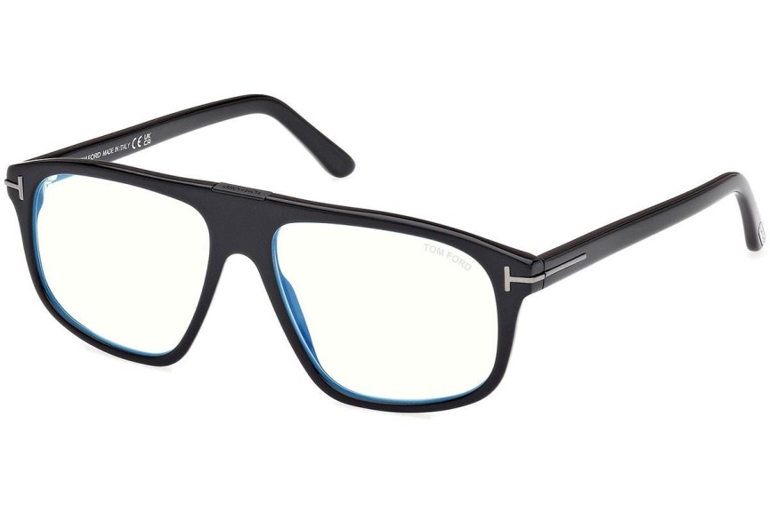 Okulary korekcyjne Tom Ford FT5901-B-N 001 Kwadratowe Czarne