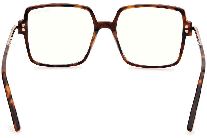 Okulary korekcyjne Tom Ford FT5915-B 052 Kwadratowe Havana