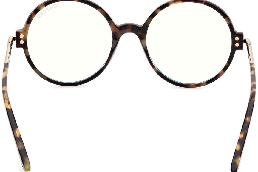 Okulary korekcyjne Tom Ford FT5914-B 071 Okrągłe Czerwone