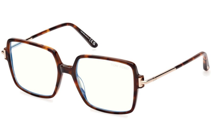 Okulary korekcyjne Tom Ford FT5915-B 052 Kwadratowe Havana