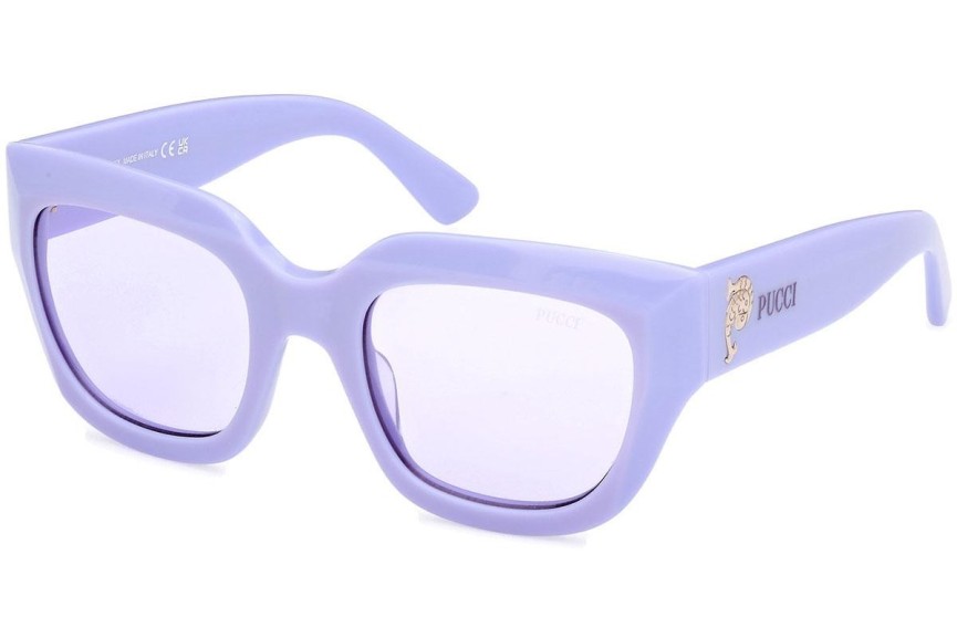 Okulary przeciwsłoneczne Emilio Pucci EP0215 78V Kwadratowe Fioletowe