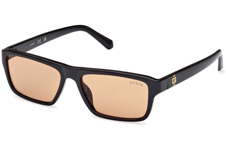 Okulary przeciwsłoneczne Guess GU00085 01E Prostokątne Czarne