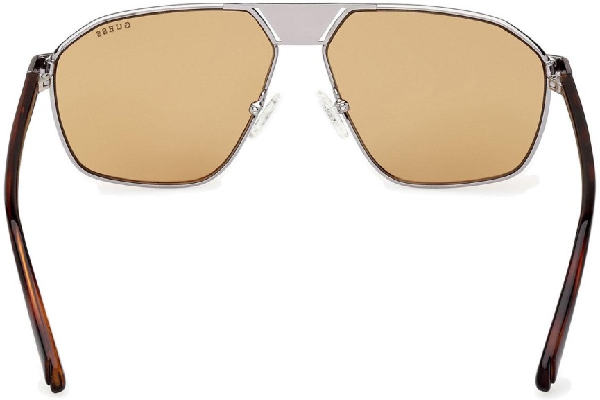 Okulary przeciwsłoneczne Guess GU00086 08E Pilotki (Aviator) Srebrne