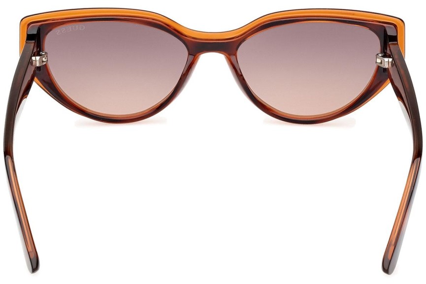 Okulary przeciwsłoneczne Guess GU7910 52F Kocie oczy Havana