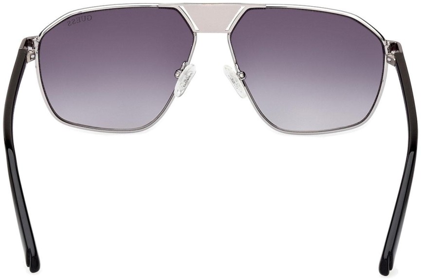 Okulary przeciwsłoneczne Guess GU00086 08B Pilotki (Aviator) Srebrne