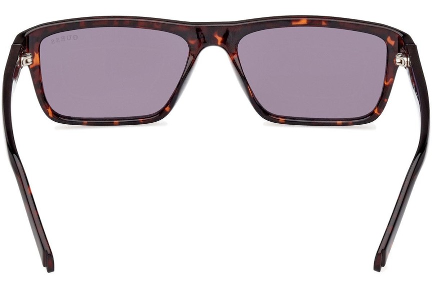 Okulary przeciwsłoneczne Guess GU00085 52Y Prostokątne Havana