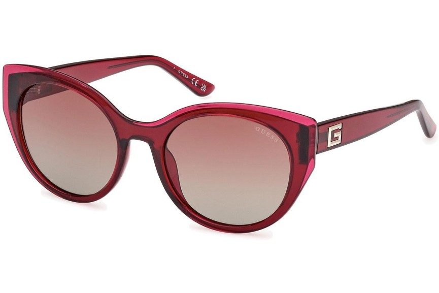 Okulary przeciwsłoneczne Guess GU7909 69T Okrągłe Czerwone