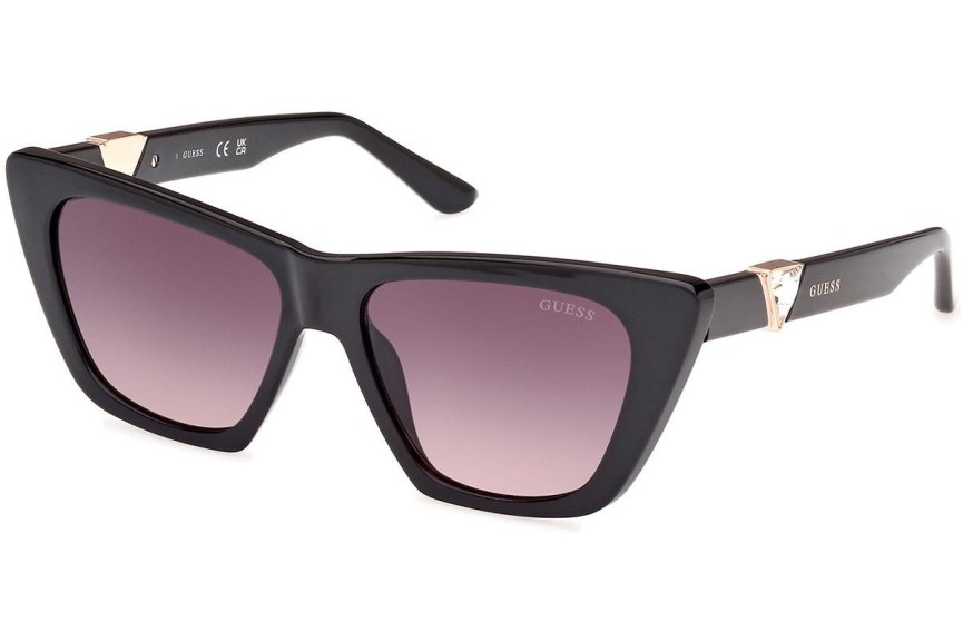 Okulary przeciwsłoneczne Guess GU00139 01B Nieregularny Czarne