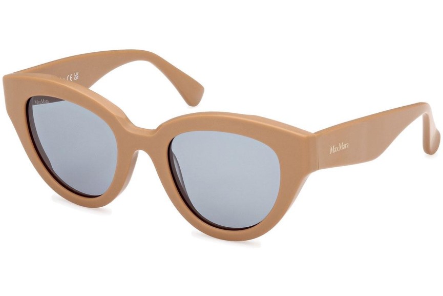 Okulary przeciwsłoneczne Max Mara Glimpse1 MM0077 46N Kocie oczy Brązowe