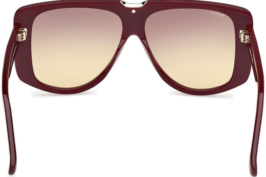 Okulary przeciwsłoneczne Max Mara Spark1 MM0075 69F Kwadratowe Czerwone