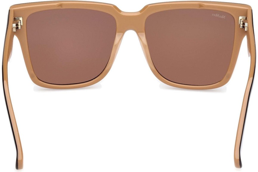 Okulary przeciwsłoneczne Max Mara Glimpse2 MM0078 50N Kwadratowe Brązowe