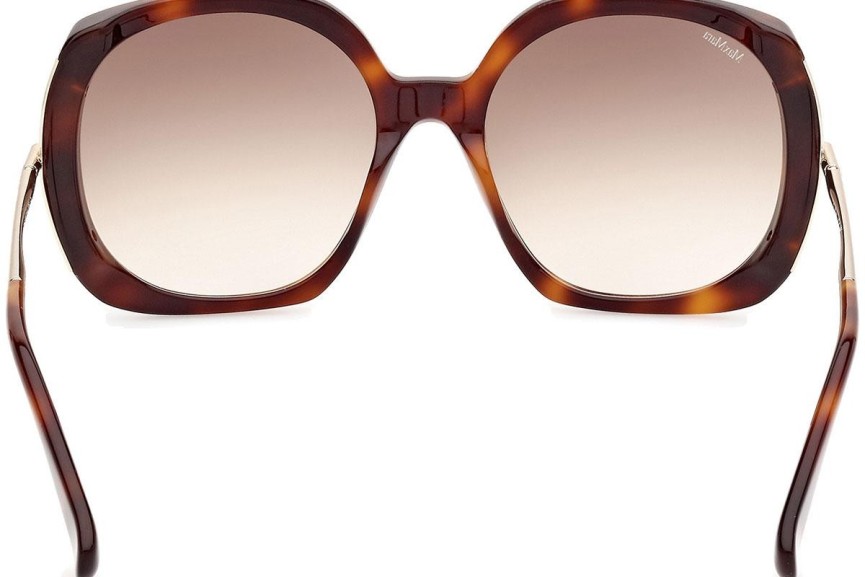 Okulary przeciwsłoneczne Max Mara Malibu9 MM0079 52F Kwadratowe Havana