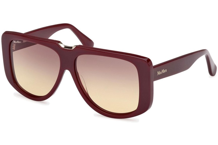 Okulary przeciwsłoneczne Max Mara Spark1 MM0075 69F Kwadratowe Czerwone