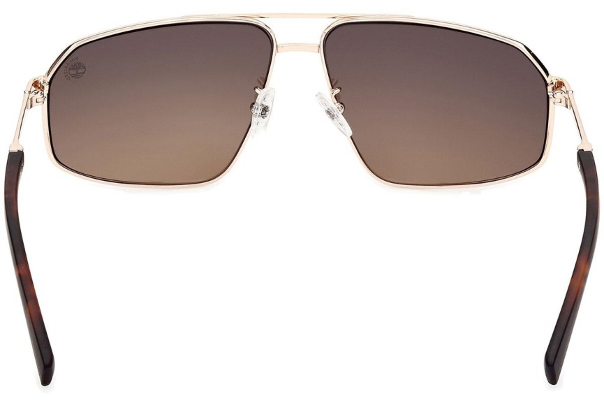 Okulary przeciwsłoneczne Timberland TB9341-H 32H Polarized Pilotki (Aviator) Złote