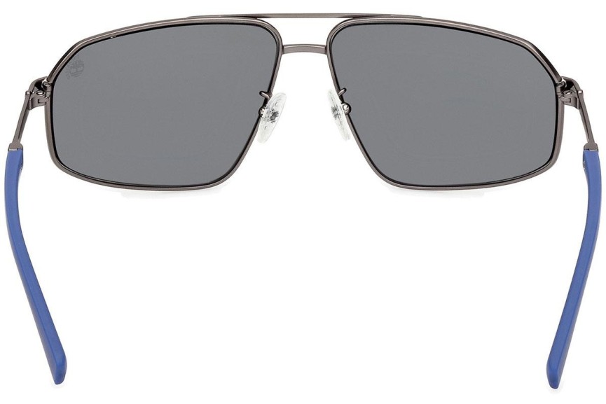 Okulary przeciwsłoneczne Timberland TB9341-H 07D Polarized Pilotki (Aviator) Szare