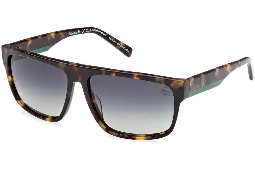 Okulary przeciwsłoneczne Timberland TB9342 53R Polarized Prostokątne Havana