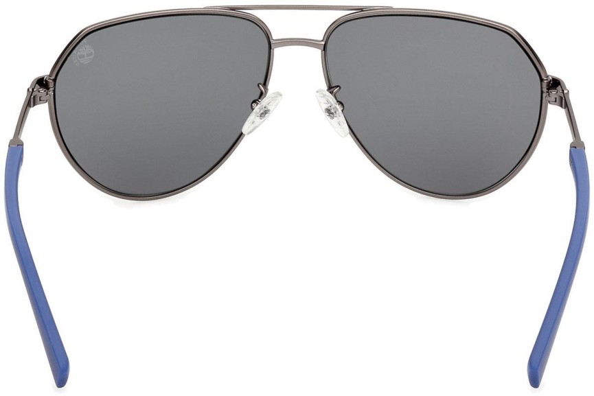 Okulary przeciwsłoneczne Timberland TB9340-H 07D Polarized Pilotki (Aviator) Brązowe