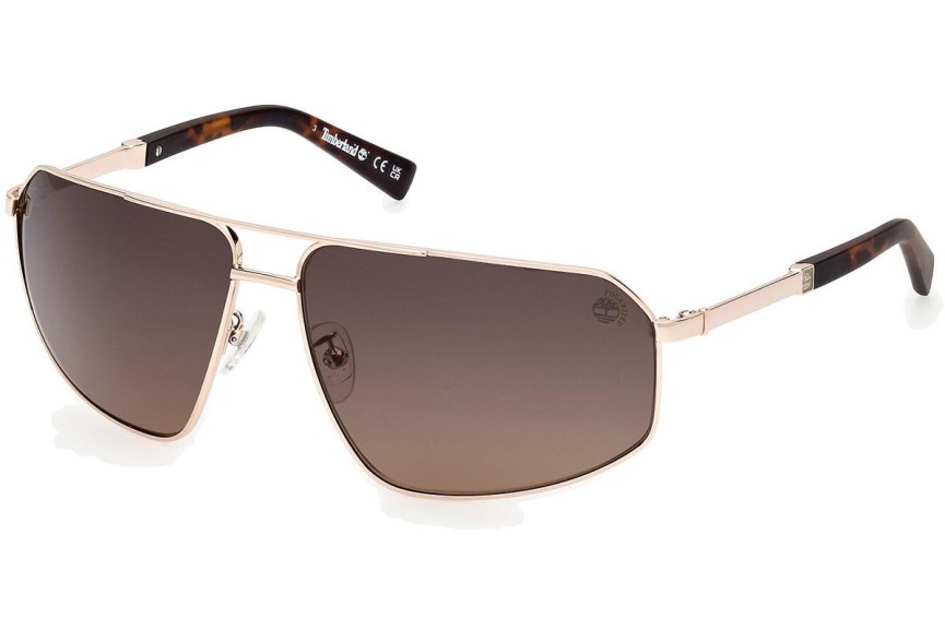 Okulary przeciwsłoneczne Timberland TB9341-H 32H Polarized Pilotki (Aviator) Złote