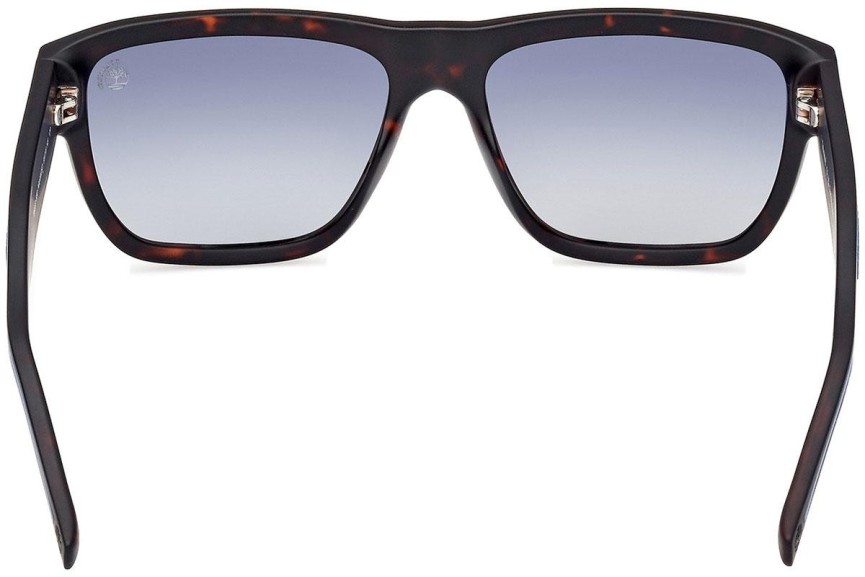 Okulary przeciwsłoneczne Timberland TB9337 52D Polarized Kwadratowe Havana